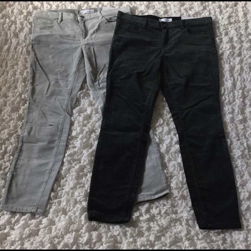 LOFT corduroy pants skinny 28P
